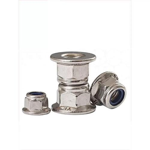 stainless steel flange nylon lock nut