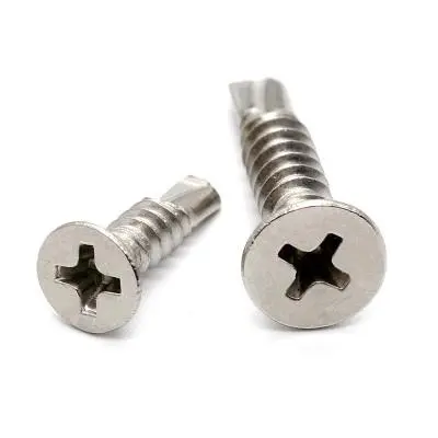 stainless steel flat head self drilling screw