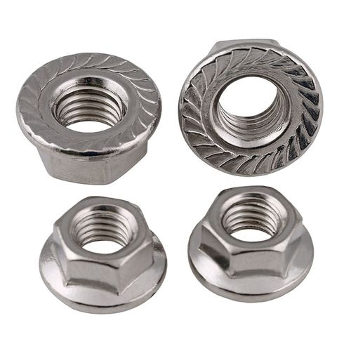 stainless steel hex flange nut